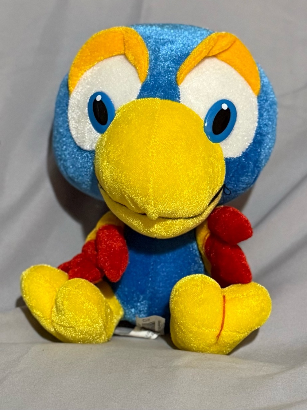 Plush Blue and Yellow Parrot Toy - Soft Small Plush